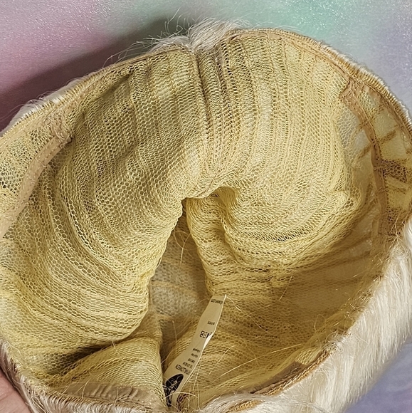 Light Icy Blonde Double Braid Boxer Braids Wig - Picture 9 of 11